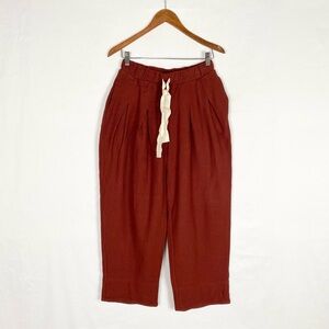 FP Beach Day Tripper Pant in Rust Relaxed Size xs Drawstring Oversized